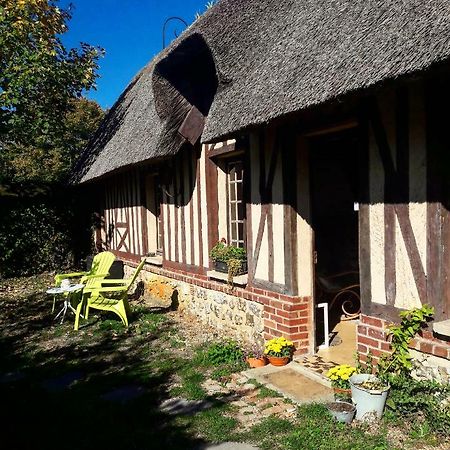 La Chaumiere Des Deux Amants Vatteville Exterior foto