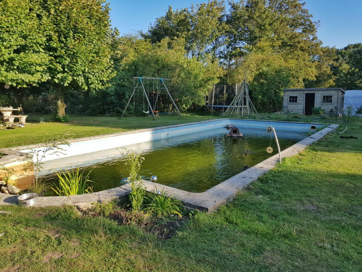 La Chaumiere Des Deux Amants Vatteville Exterior foto