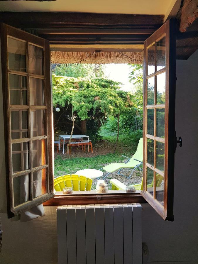 La Chaumiere Des Deux Amants Vatteville Exterior foto